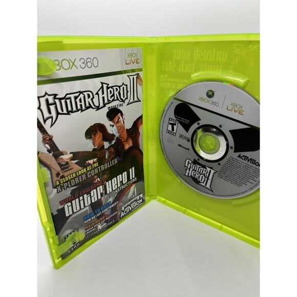 Guitar Hero II 2 Xbox 360 - Complete CIB - Tested - Picture 4 of 8